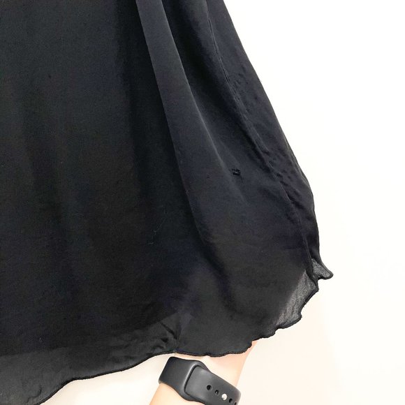 BLACK SILK WILFRED CAMISOLE, SIZE MEDIUM - Picture 5 of 7